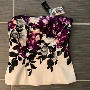 White House Black Market Strapless top